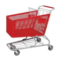 Carritos de compra de plástico